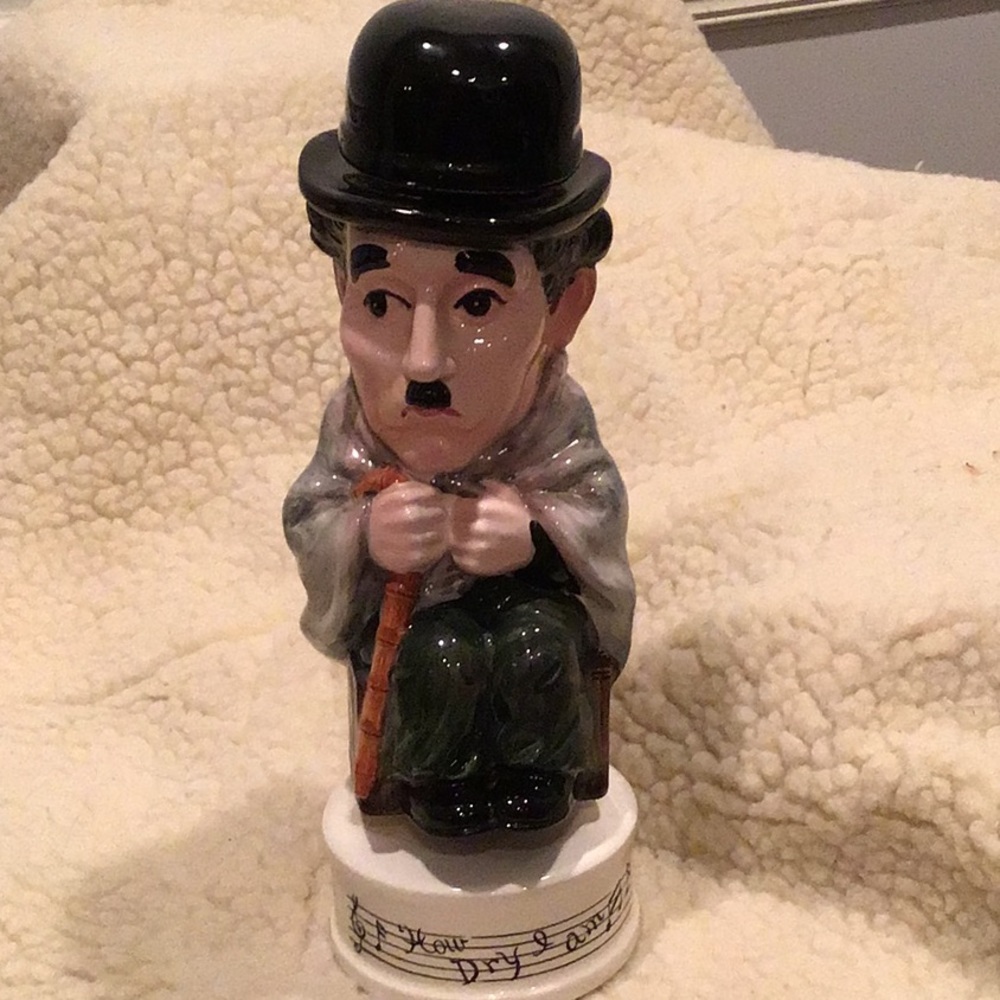 Vintage Charlie Chaplin musical decanter